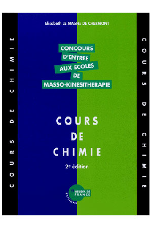 COURS DE CHIMIE, 2è édition